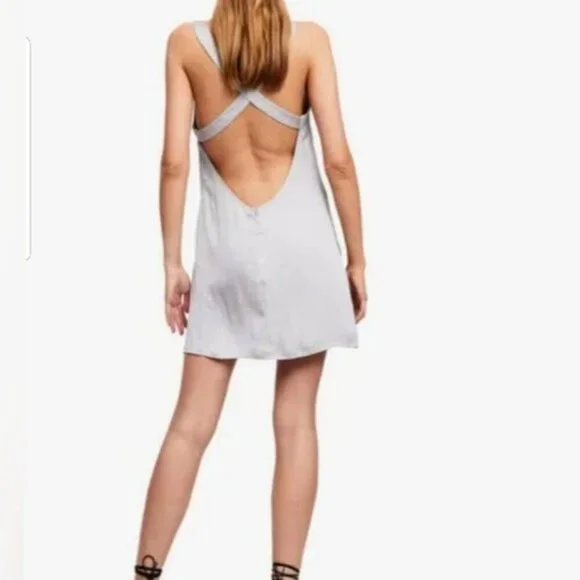 New Lioness Andie Mini Dress Sonic Silver - Medium - Picture 2 of 3